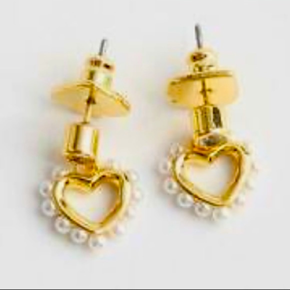 New Kate Spade shining spade pearl drop earrings - Picture 7 of 11